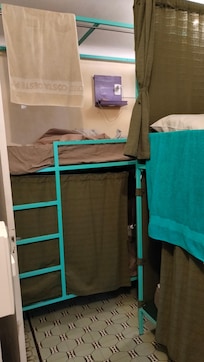 Quarto compartilhado (2 beliches)
