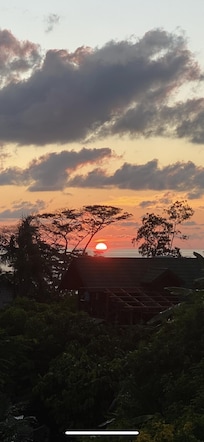 Sunset from the terrace