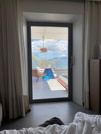 View out of room when waking up