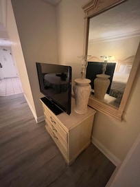 Broken lamp with no shade