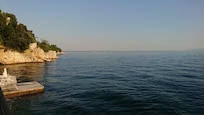 View from upper part of the private beach
