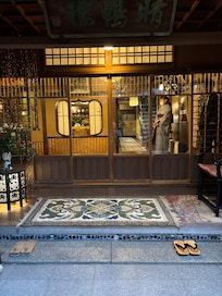 Go through the doors back in time to a different era.