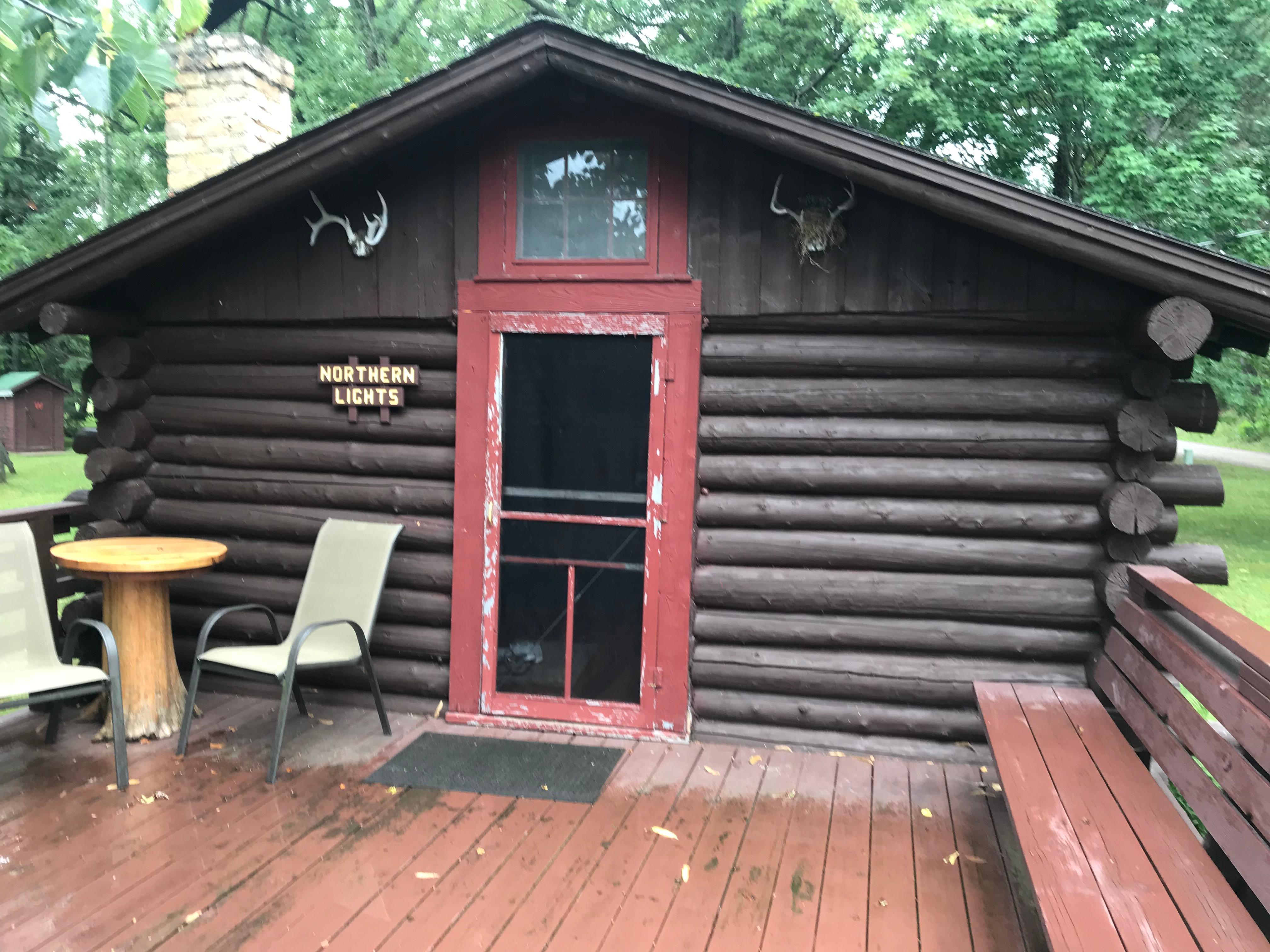 Northern light cabin