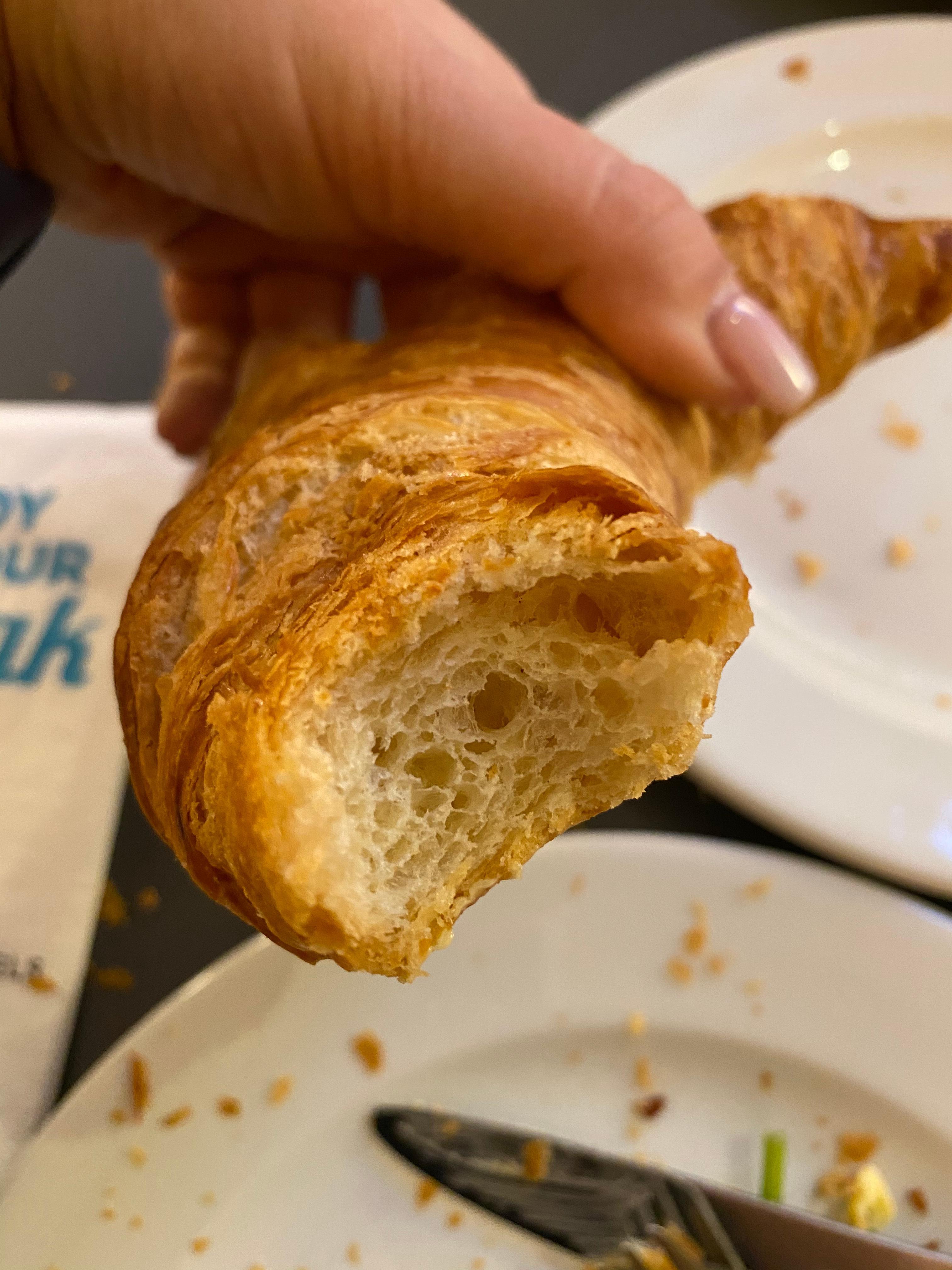 Stale croissant