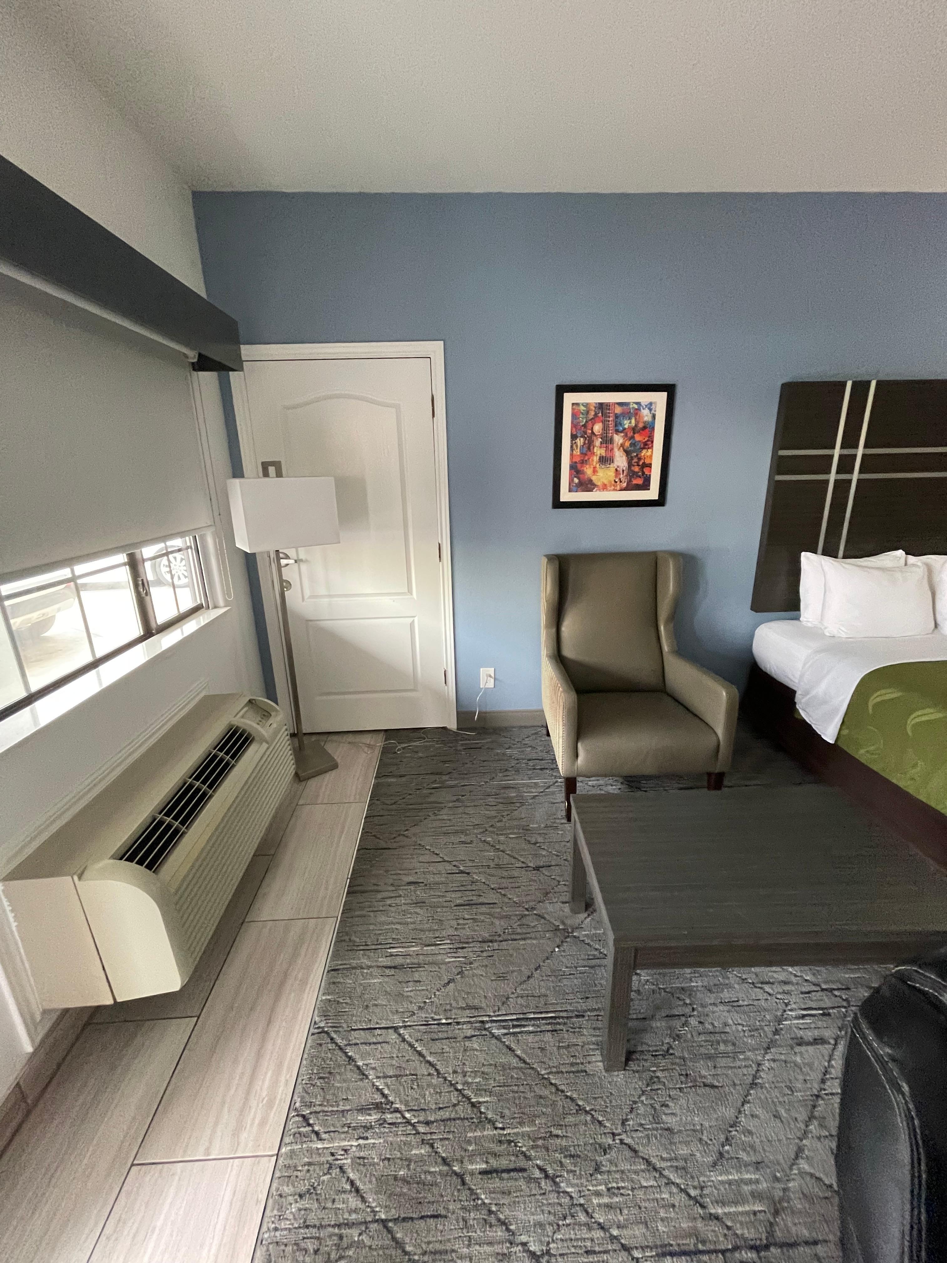 Photo of the room as you walk in this is the door that was unlocked and opened 