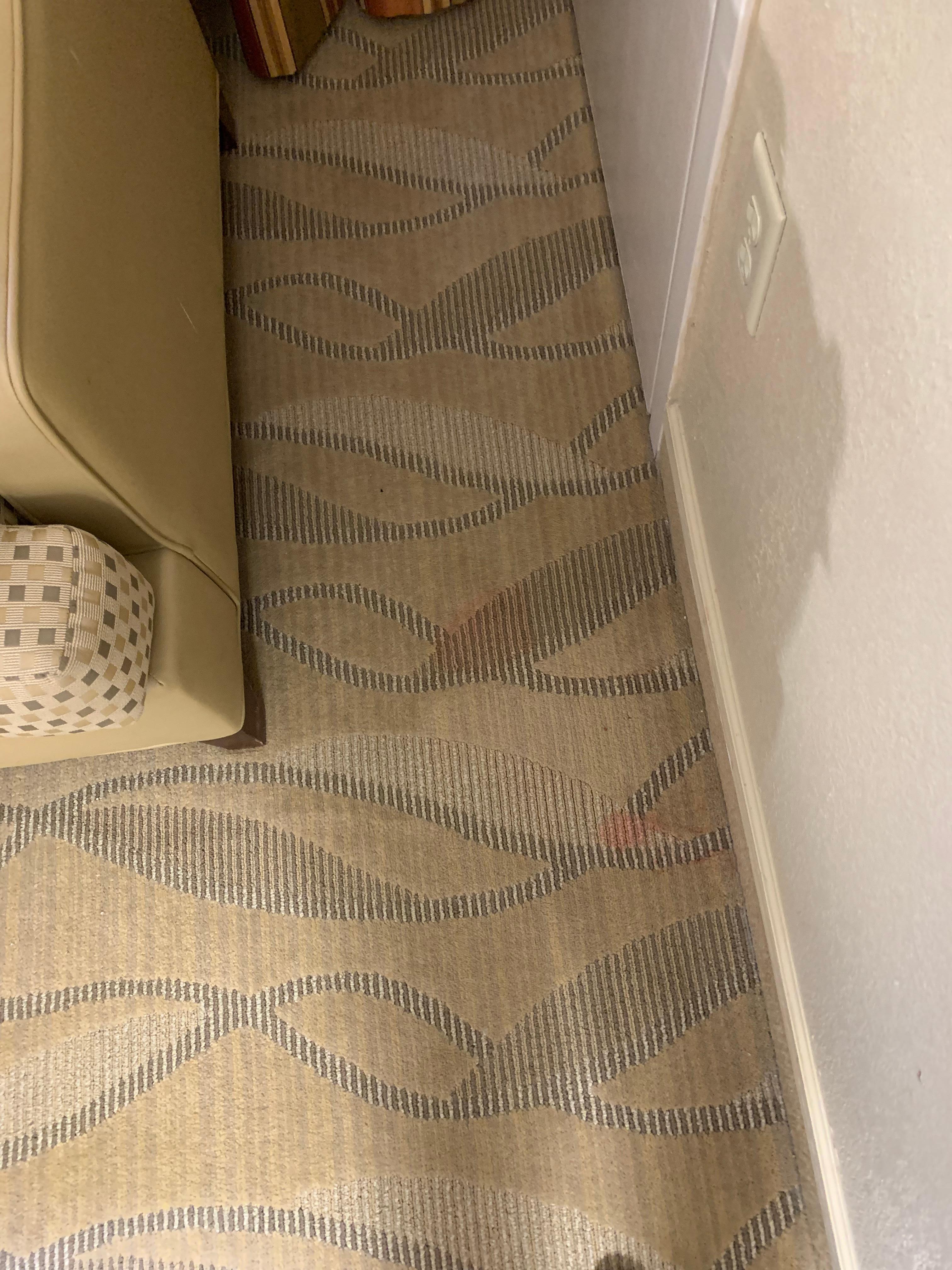 Stains on the floor