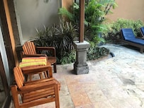 Luxury private pool villa outdoor area