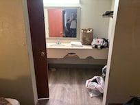 Broken vanity