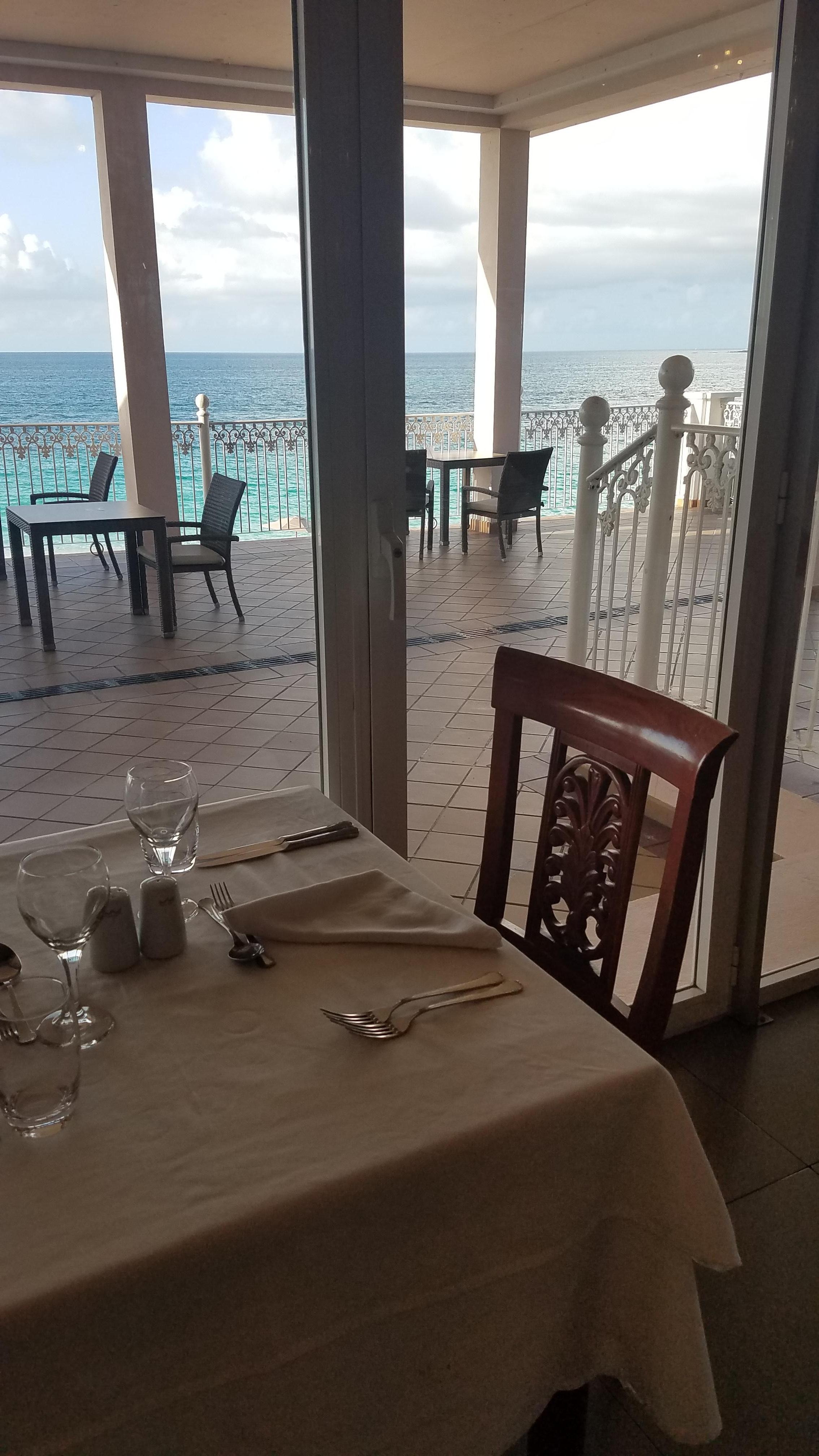 View from buffet