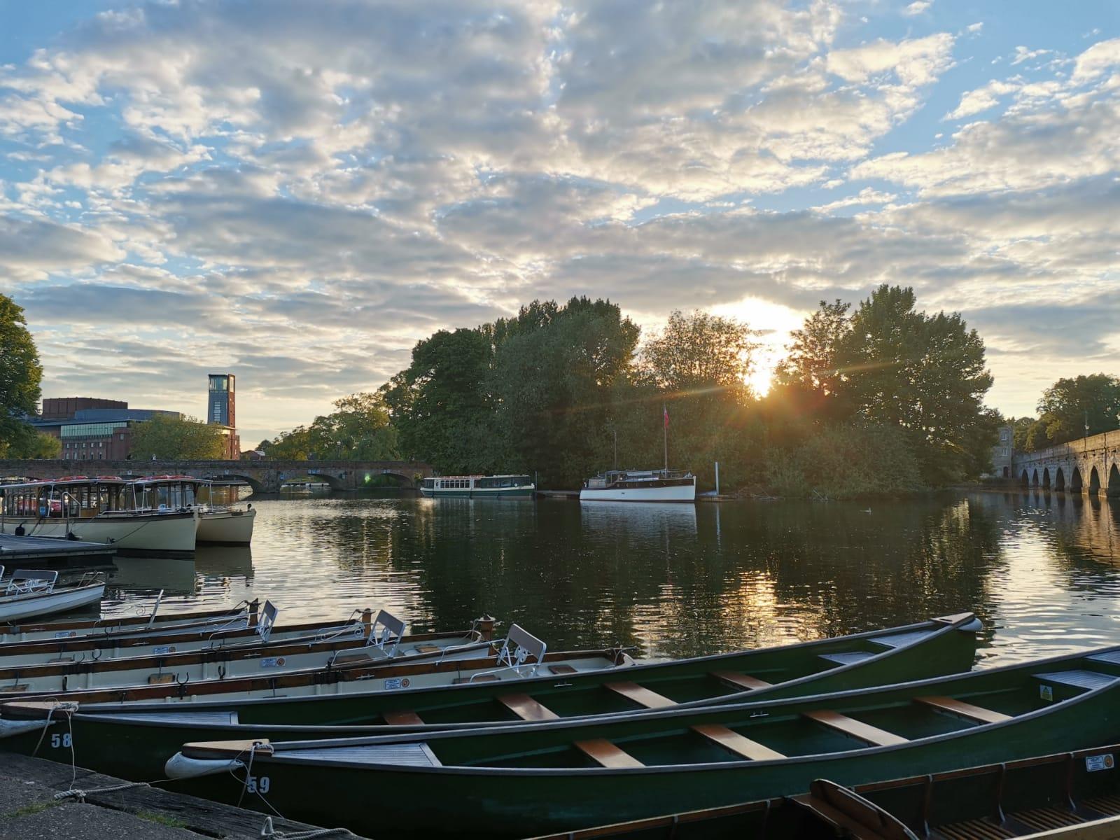 View from the Boat House Beer Garden.