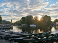 View from the Boat House Beer Garden.