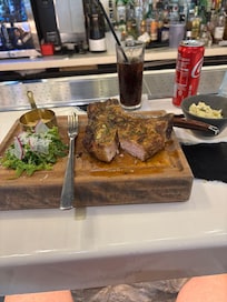 Killer pork chop at Weekend