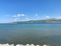 View from the promenade across the lake