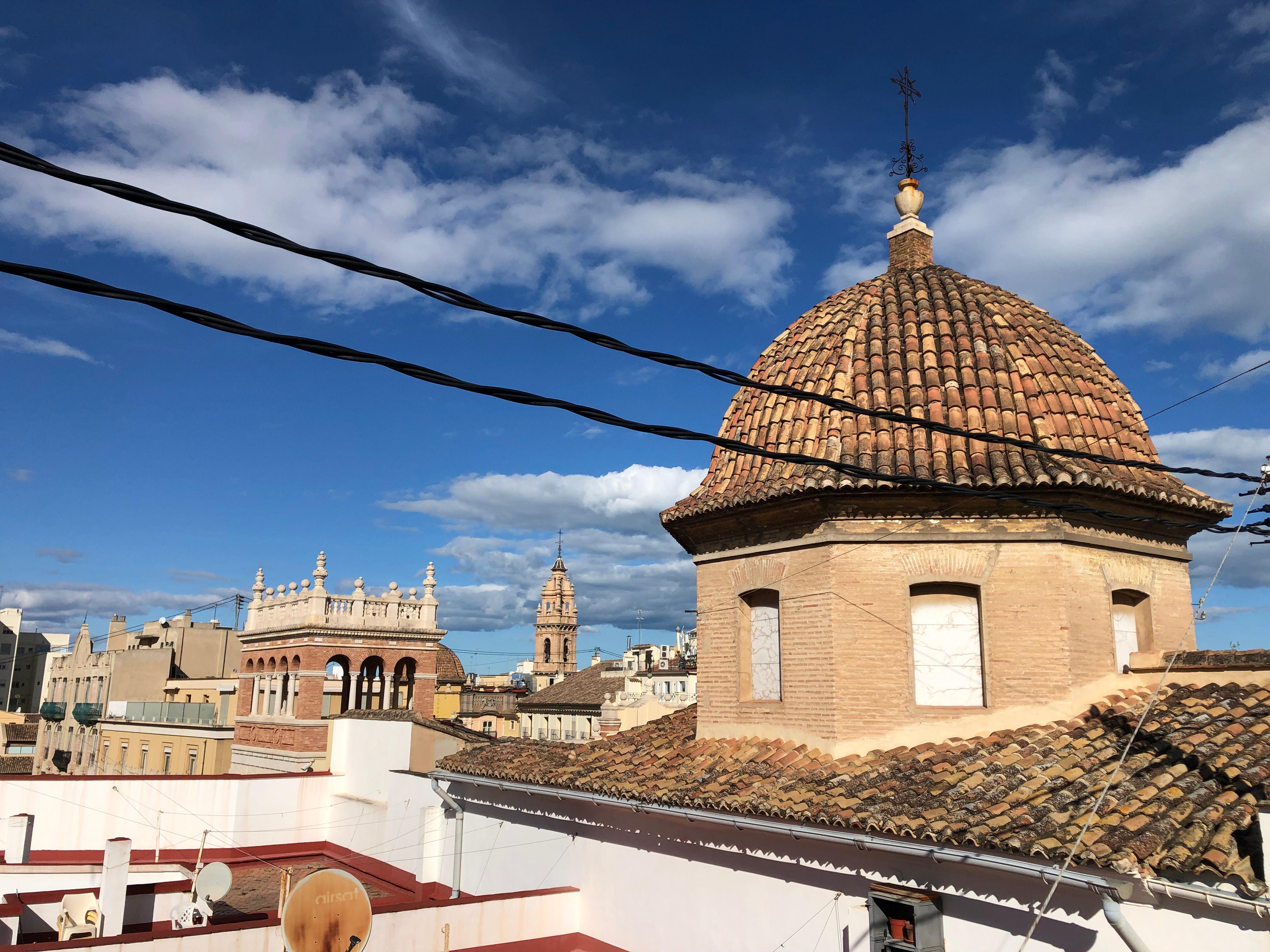 View from rooftop bar 