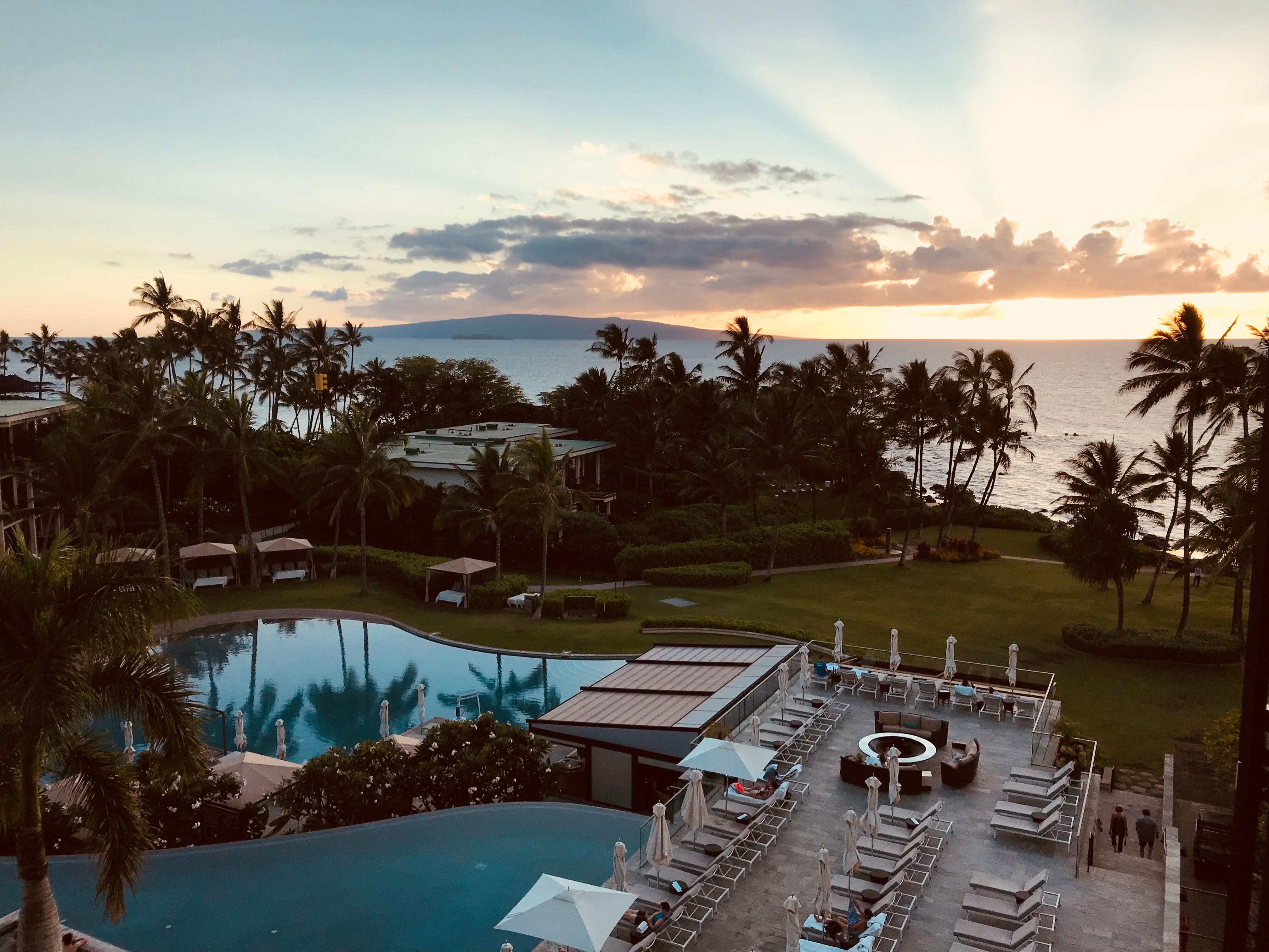 Sunset from our room