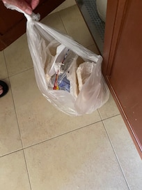 Basura que encontramos cuando llegamos