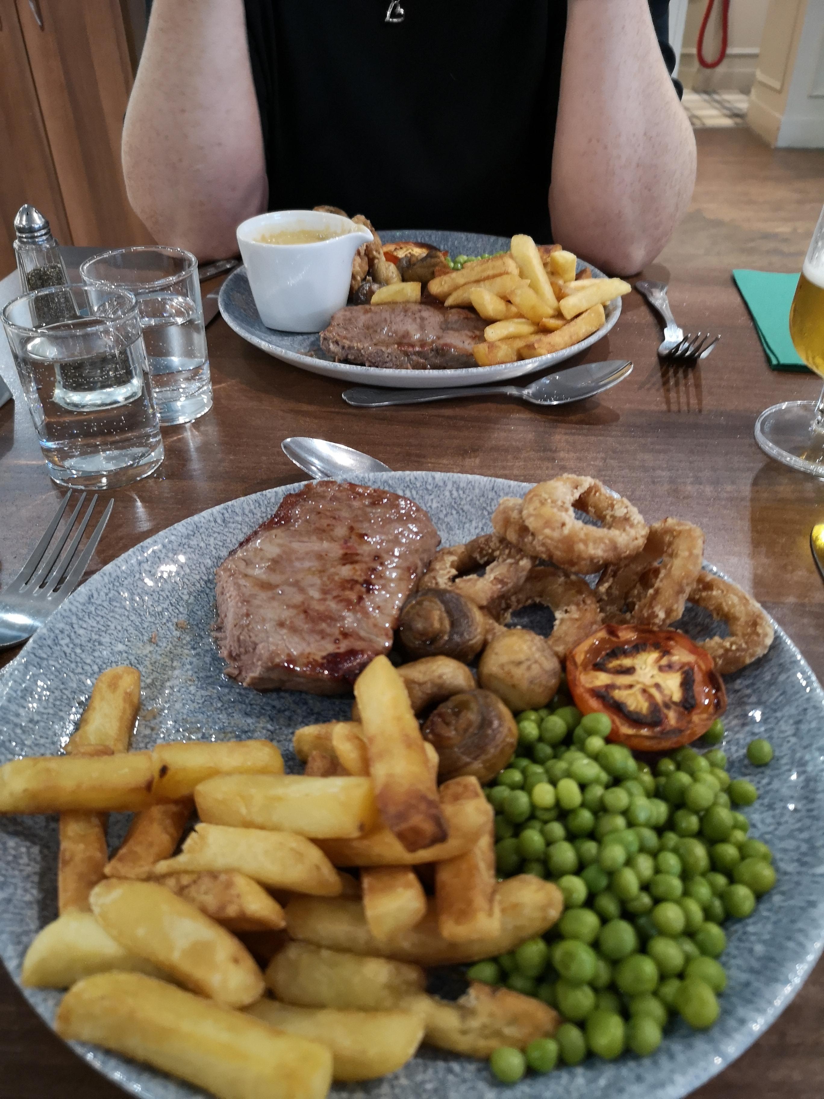 Steak night. Very nice