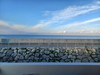 部屋のベランダから見える景色が最高〜