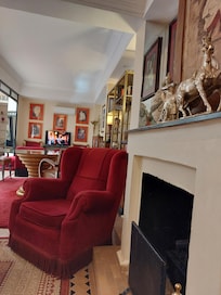 Riad lobby. Very comfortable!