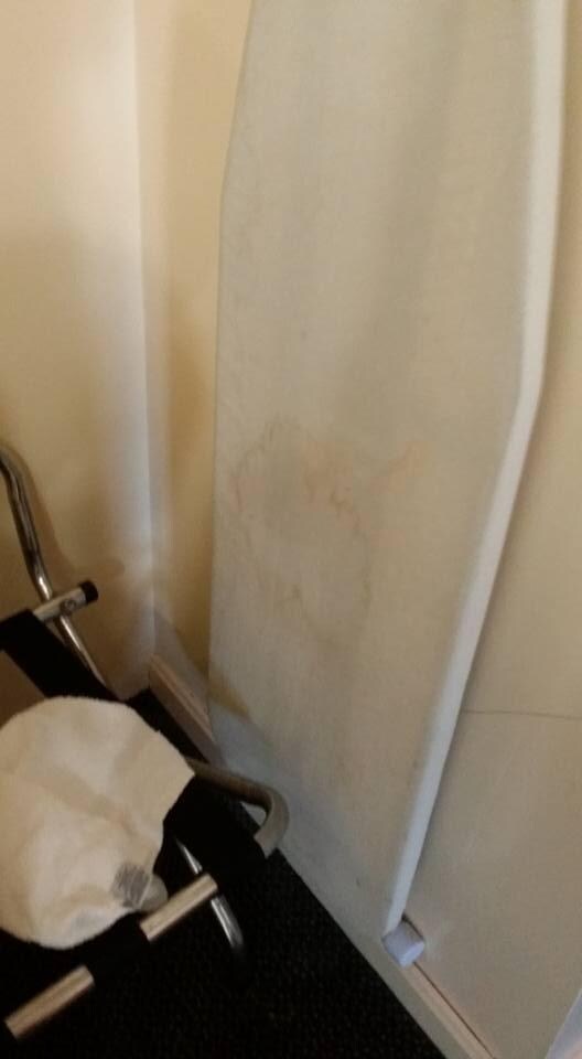 this is how we found the bathroom 