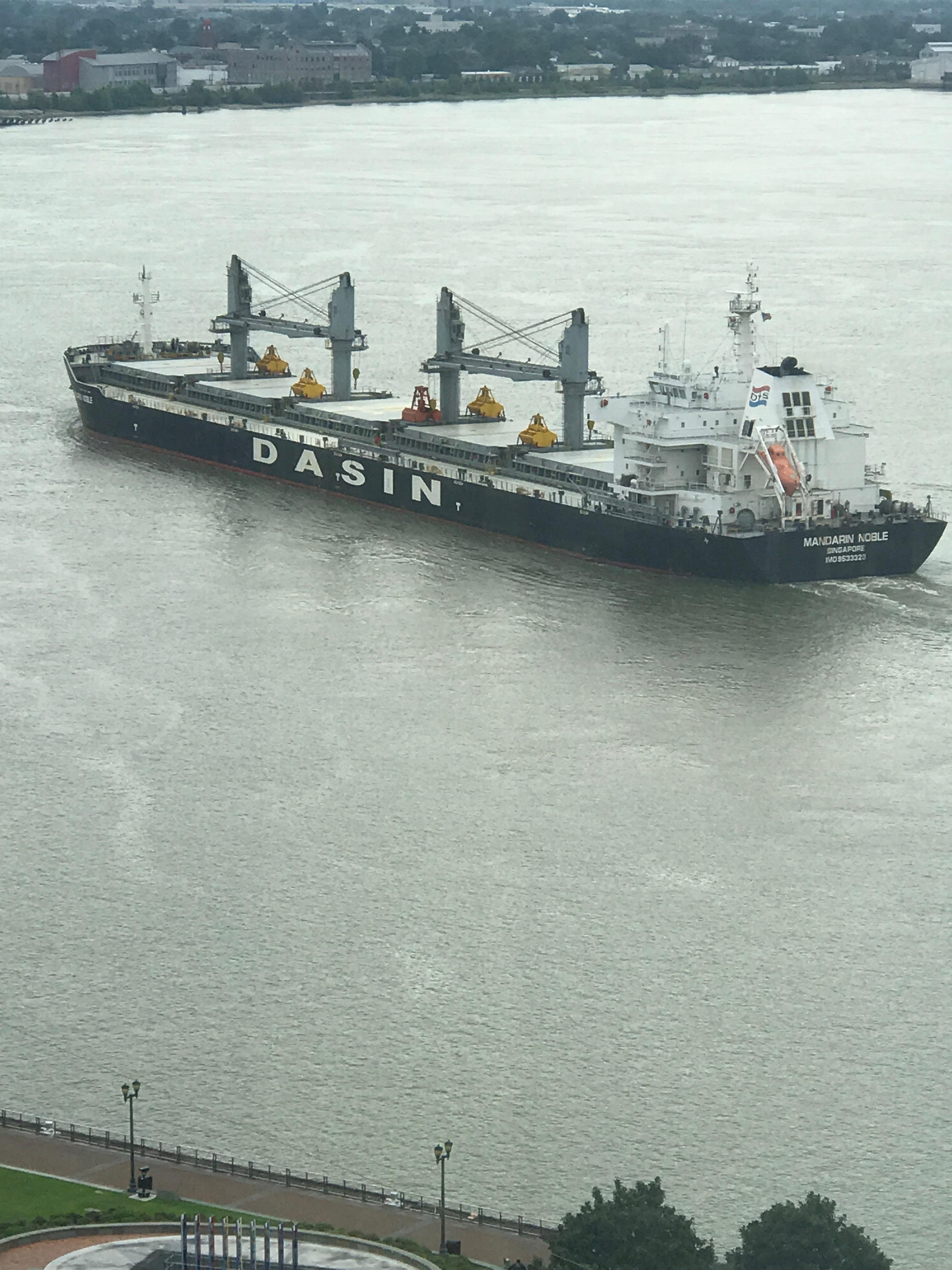 One of the freighter's on the Canal