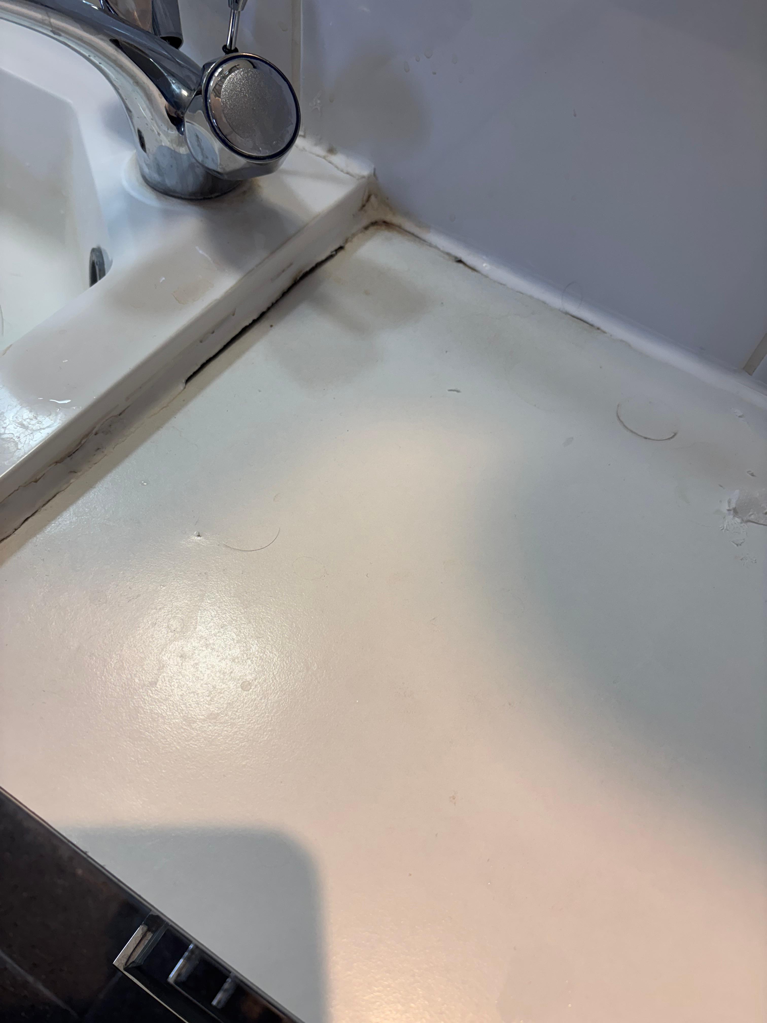 Unsightly silicone not clean