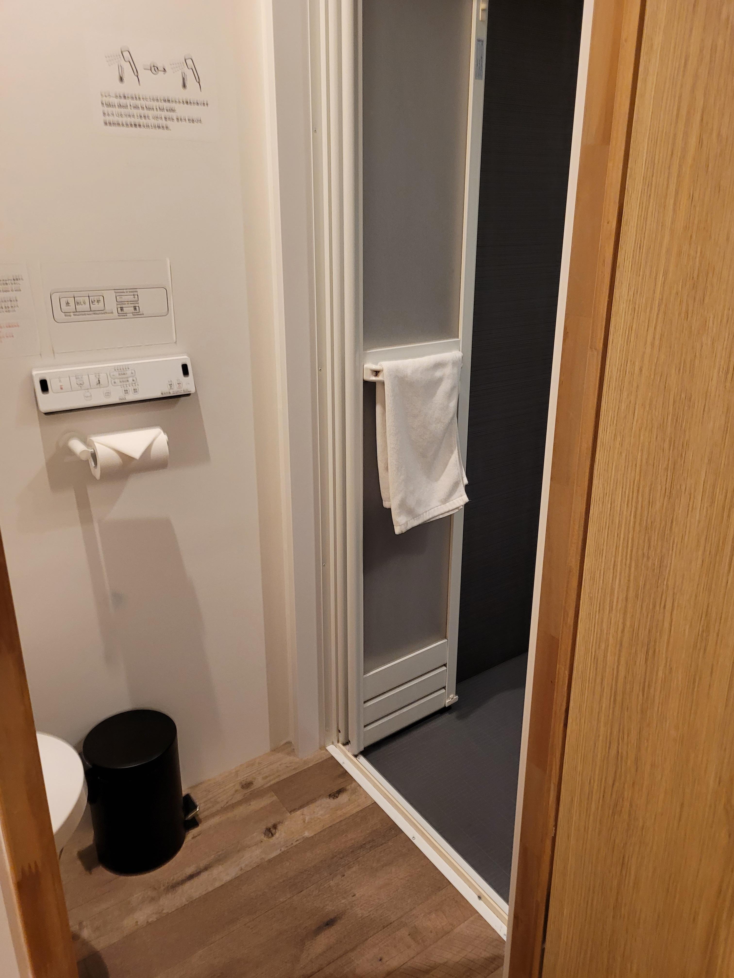 Toilet and Shower area