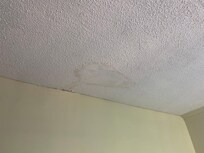 The ceiling...