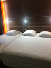 Family room but as you can see the beds are all together