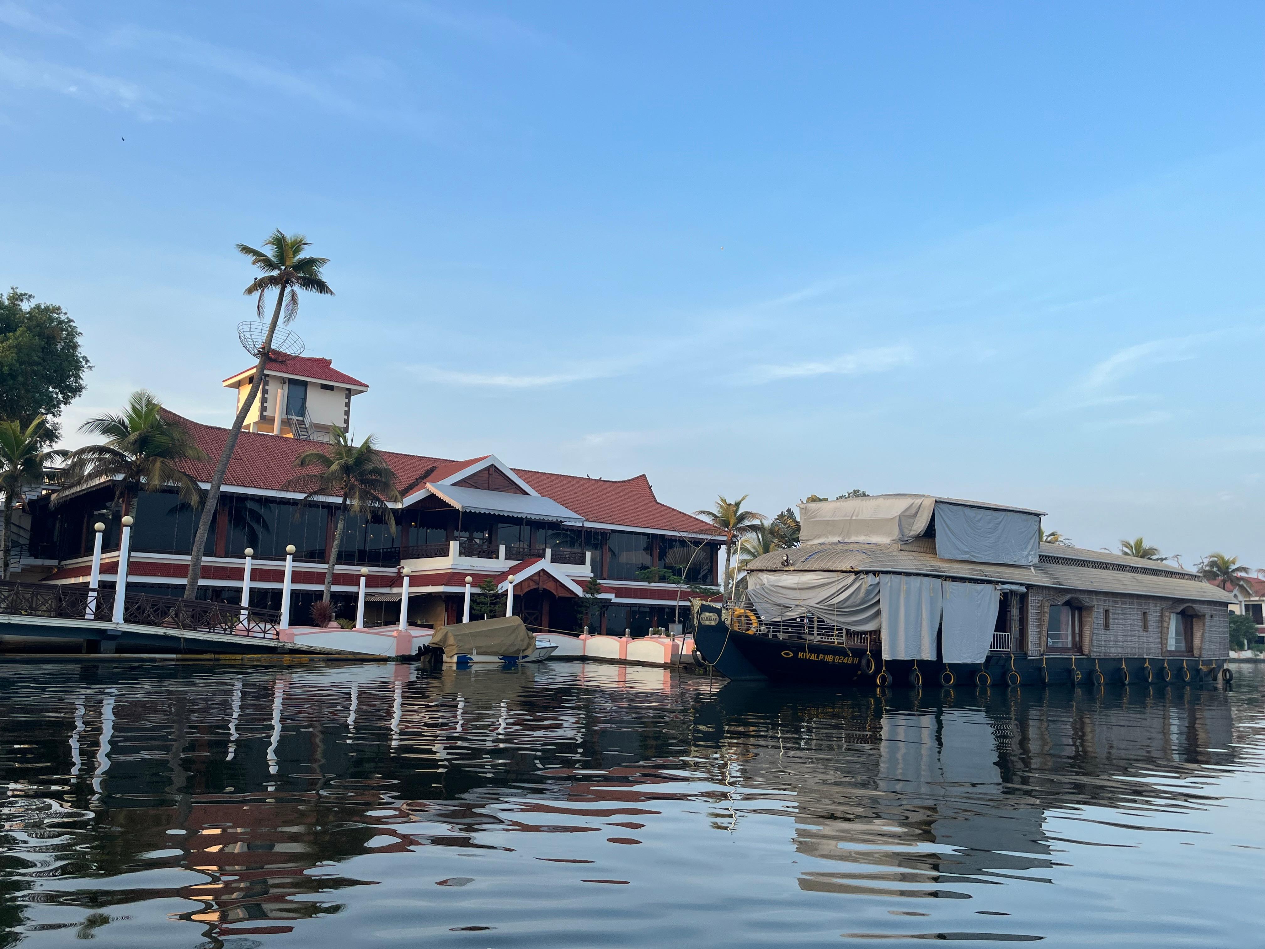 Resort view from the lake 