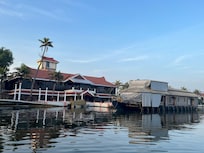 Resort view from the lake