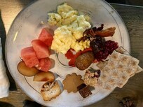 Some of my breakfast choices.