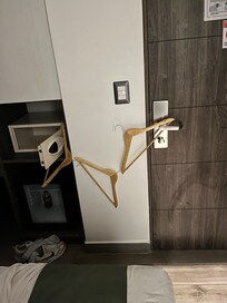 There wasn’t a second latch on the door.