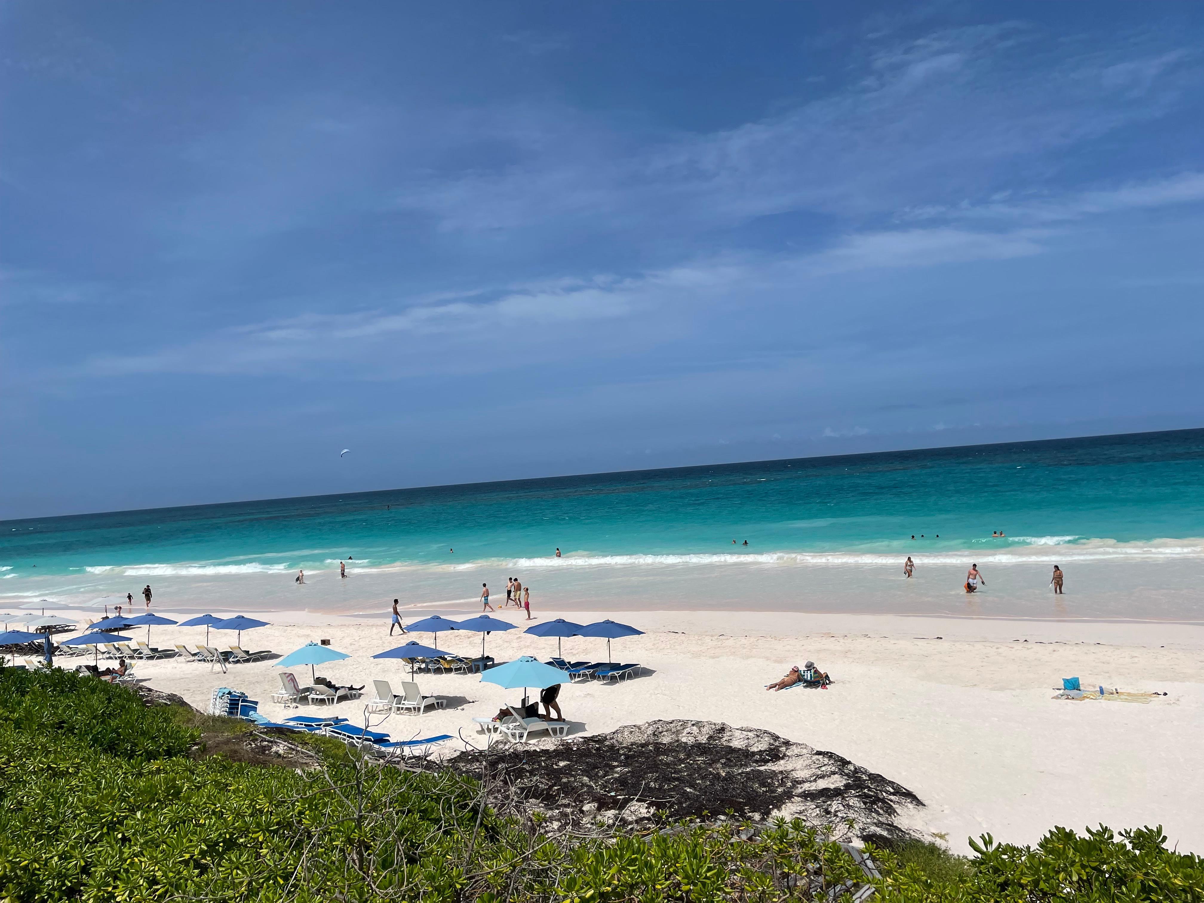 View of Beach from Beach Bar