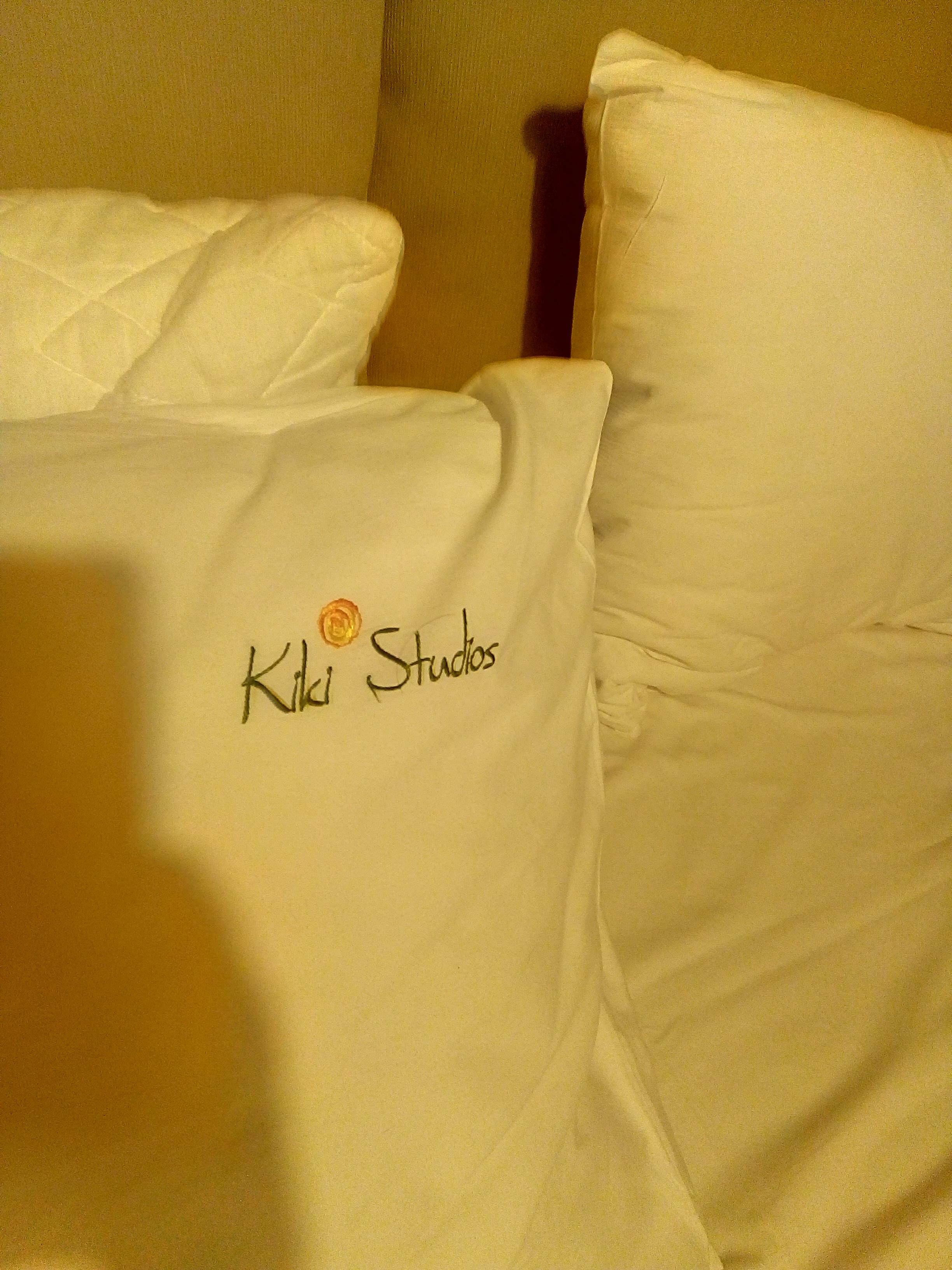 Loved the the logo on sheets, pillow case and towels