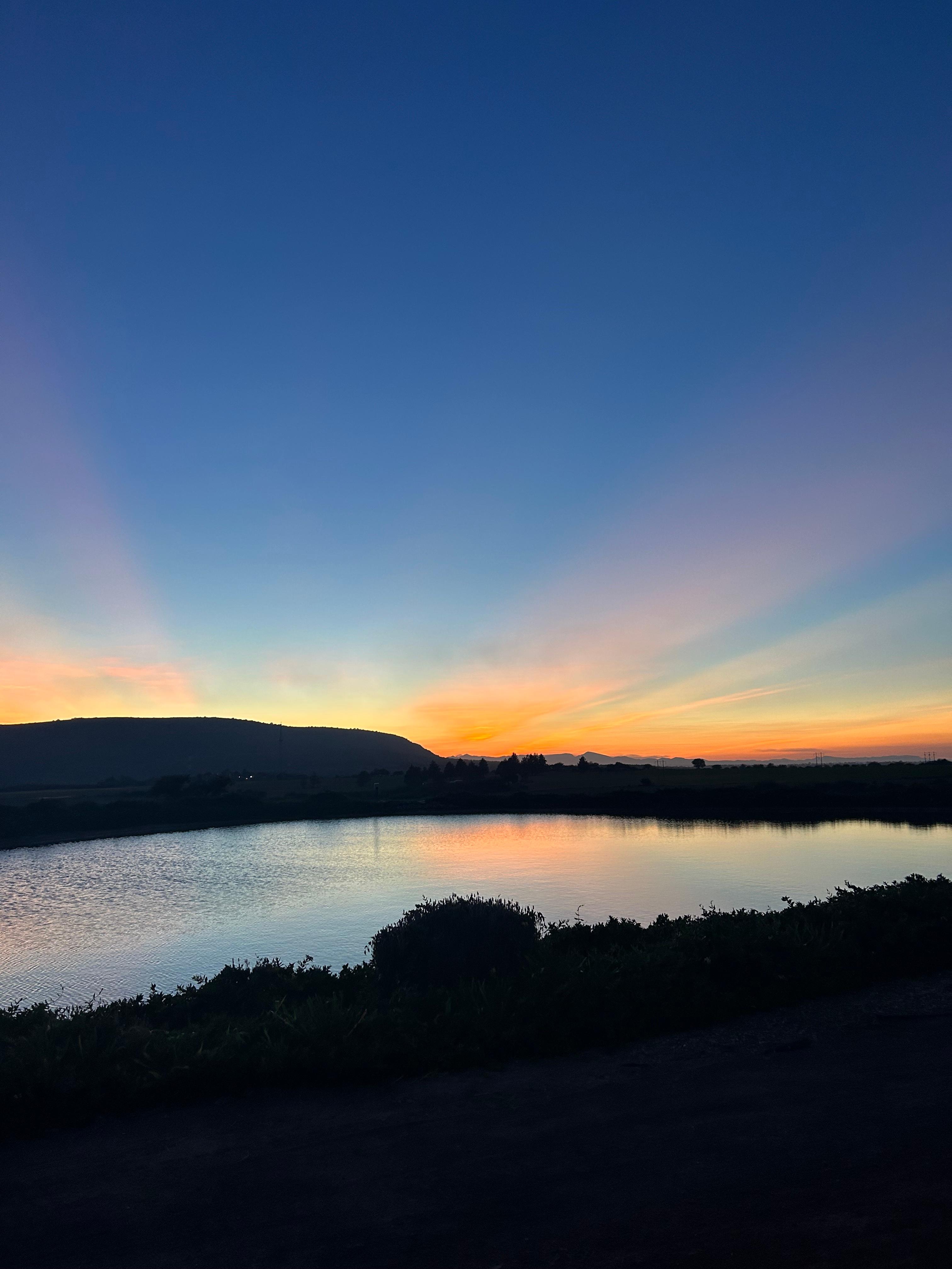 Sunsets along the ridge every night