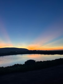 Sunsets along the ridge every night