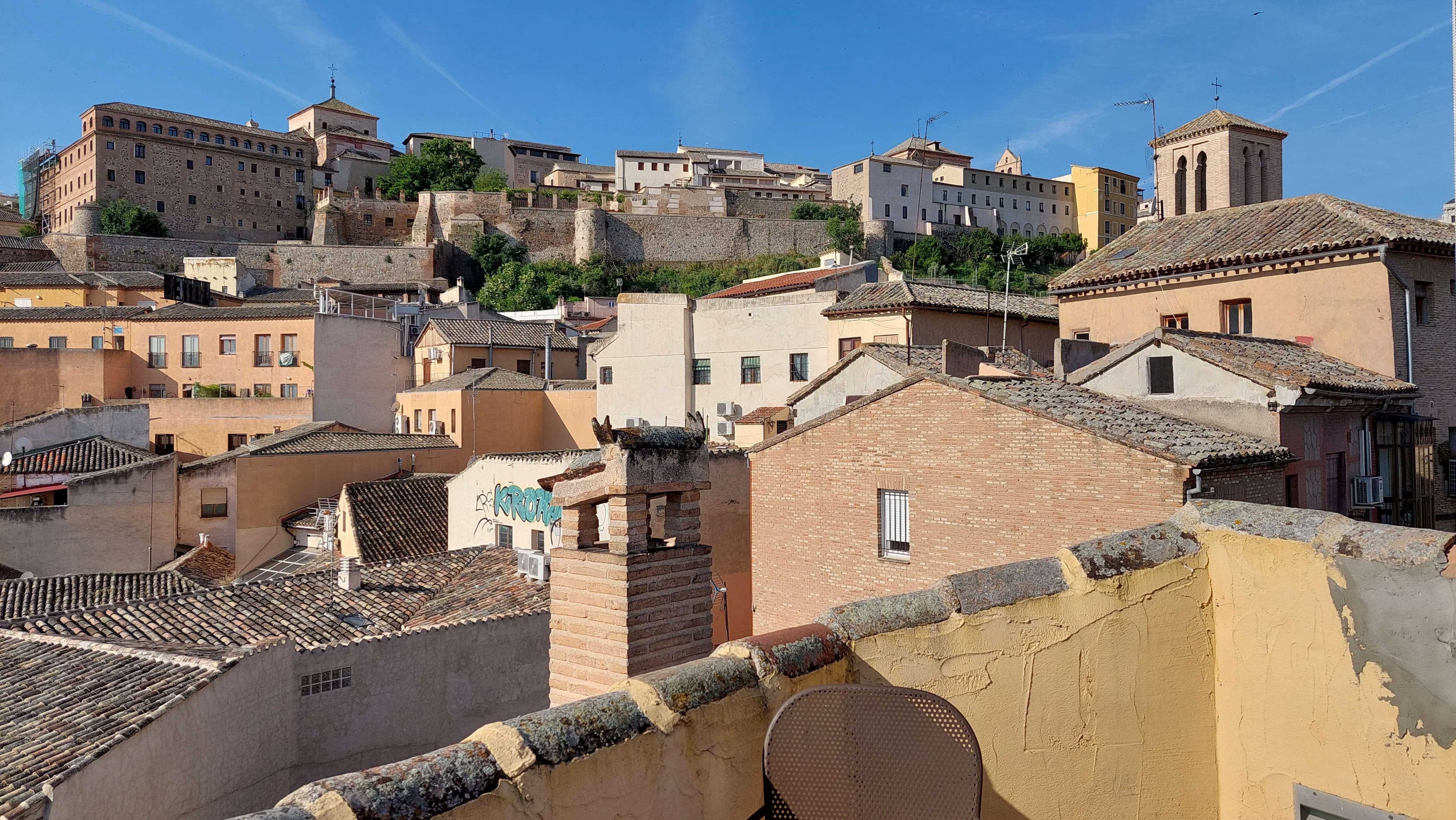 View from roof terrace