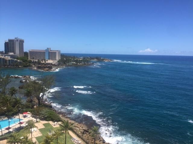 View from our balcony
