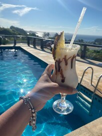 Vista da piscina