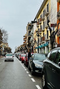 Town of Benacassim which appeared to be a cute shopping area.