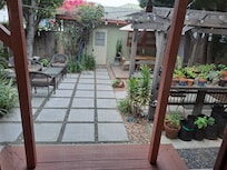 The courtyard is so peaceful.