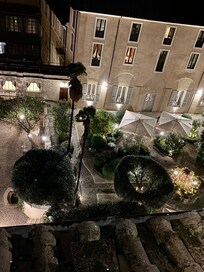Trädgården från takterrassen