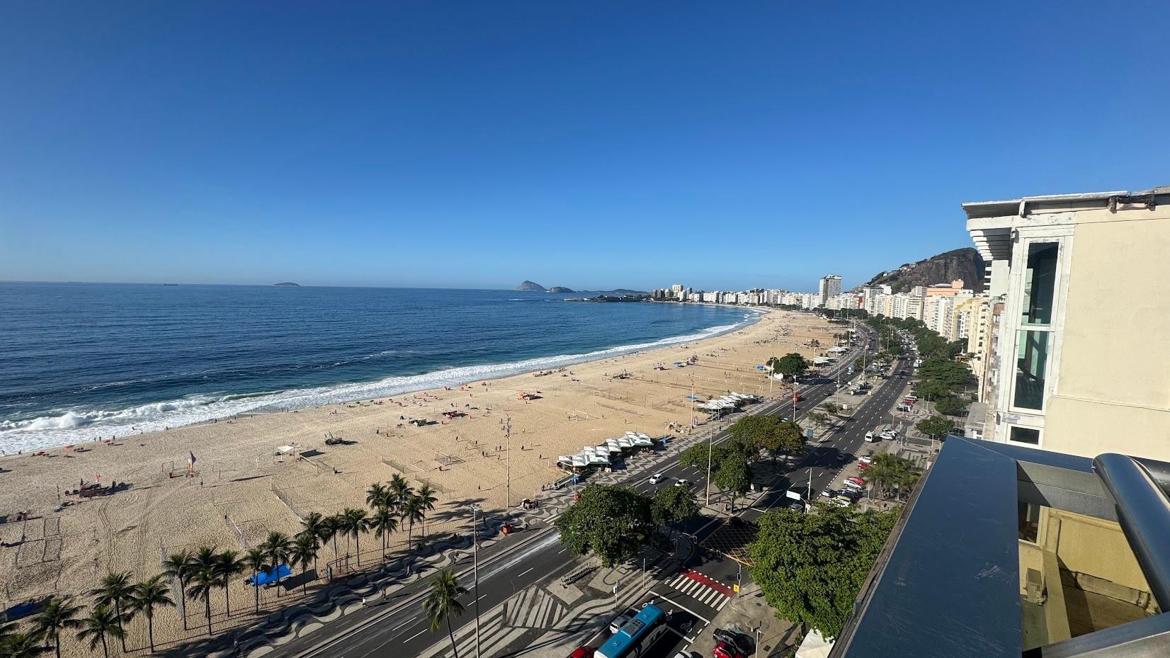 Vista do terraço da piscina