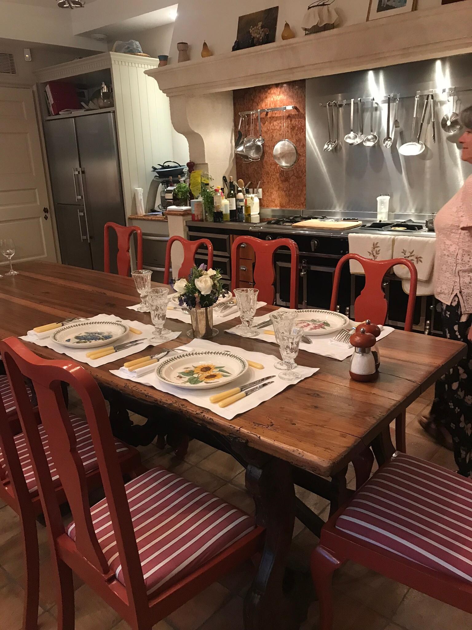 Dinner in the kitchen 