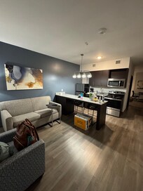 Living room & kitchen