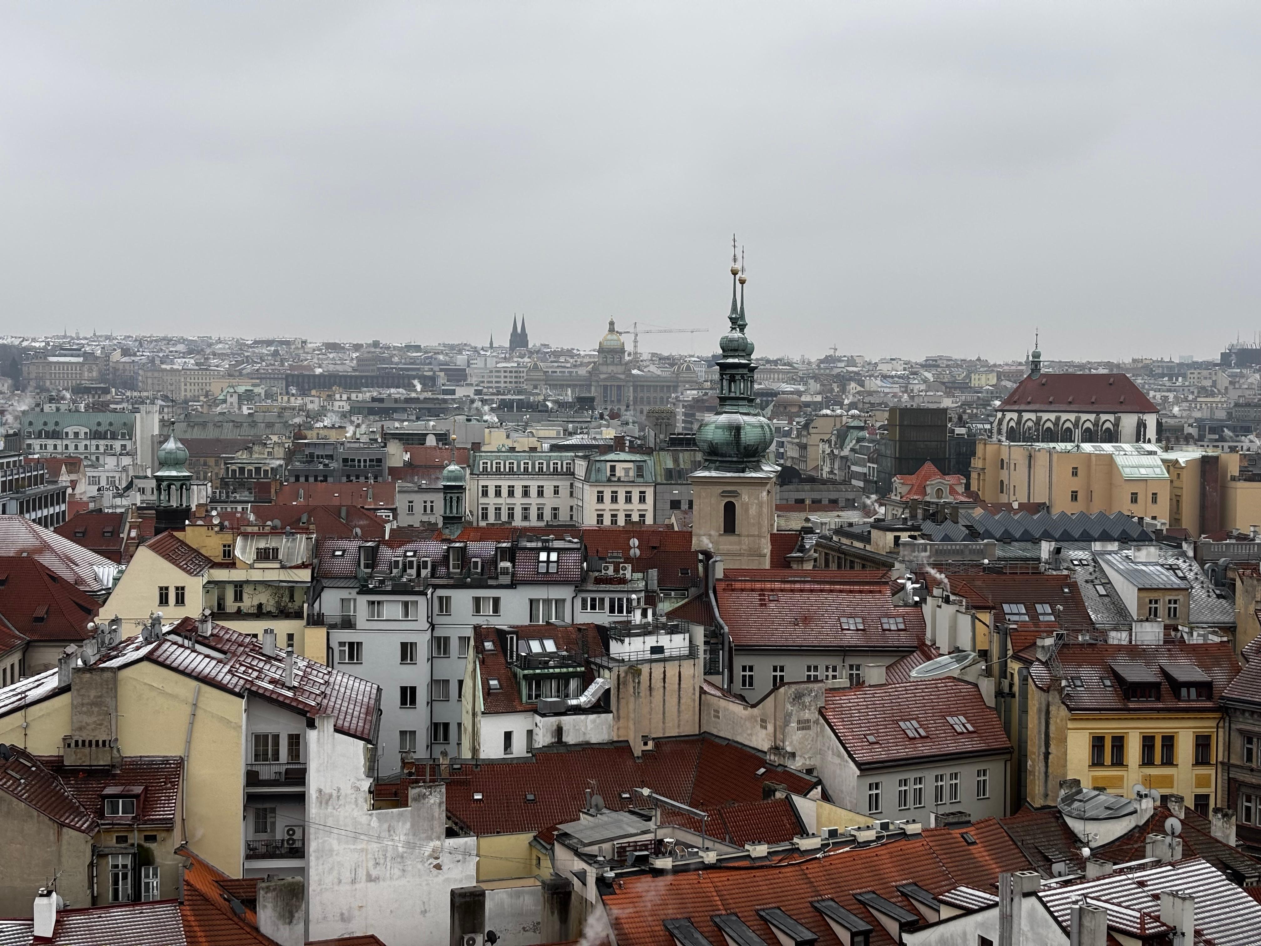 View whilst out in Prague