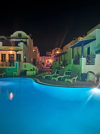 Pool at night
