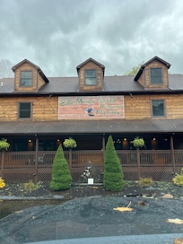 Outside the main building