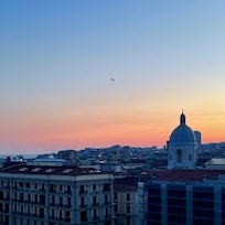 Napoli in the evening